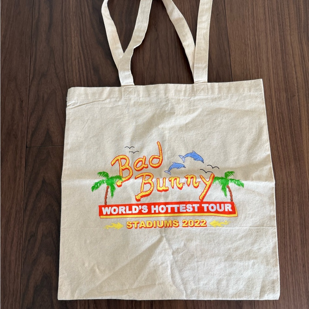 Bad bunny tote bag